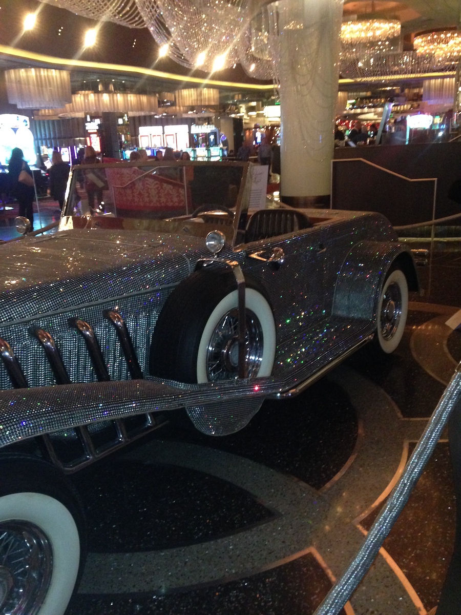 Liberace Rhinestone Car
