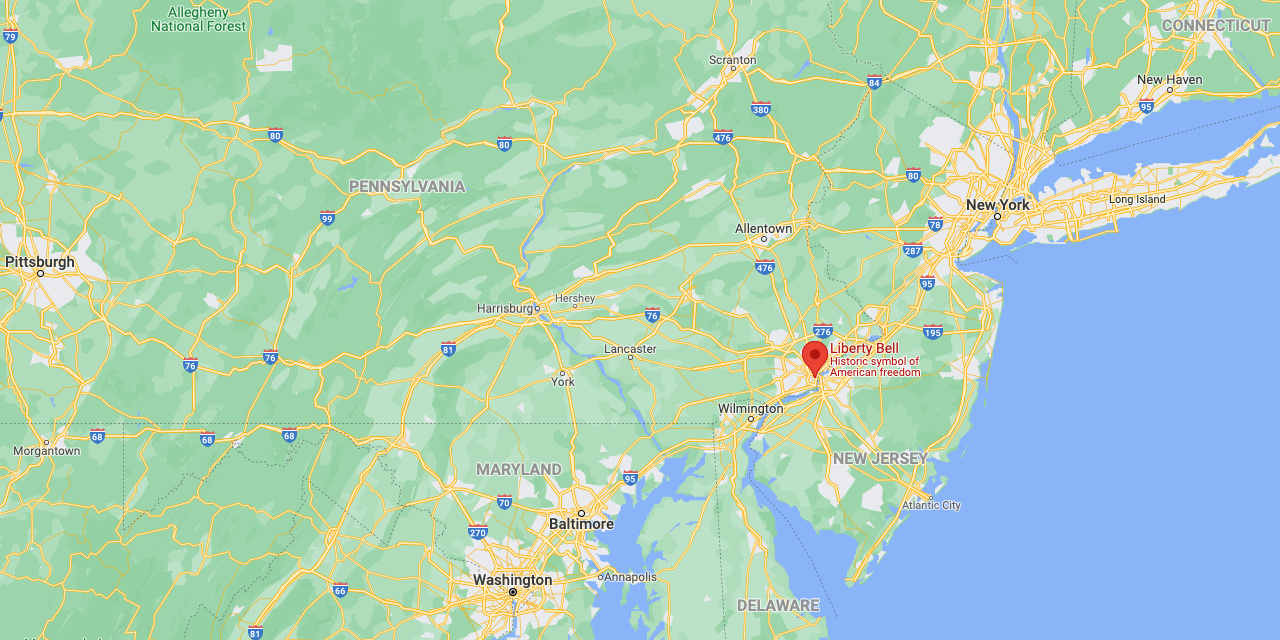 Philadelphia on google maps Philadelphia on google maps