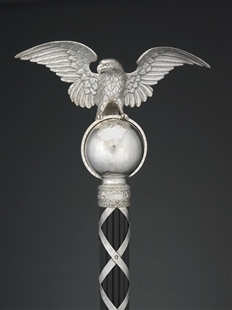 The front of the mace The front of the mace
