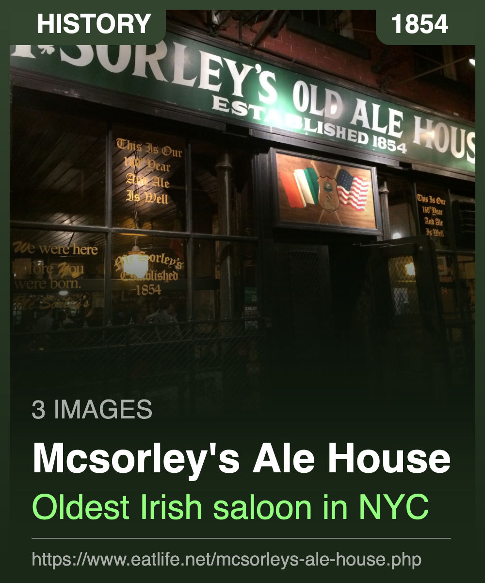 Mcsorley's Ale House