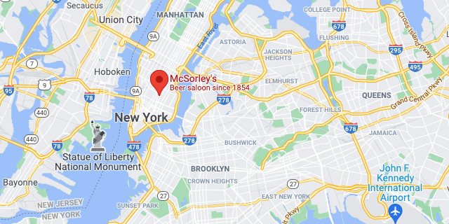 Mcsorleys on Google Map