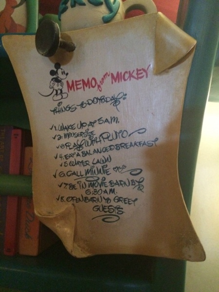 Mickeys House Todo List
