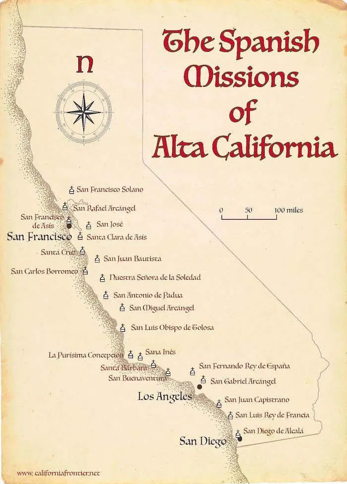 The Spanish Missions of Alta California