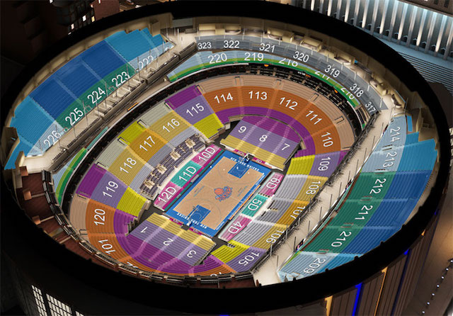 Square Garden Capacity Seating Chart