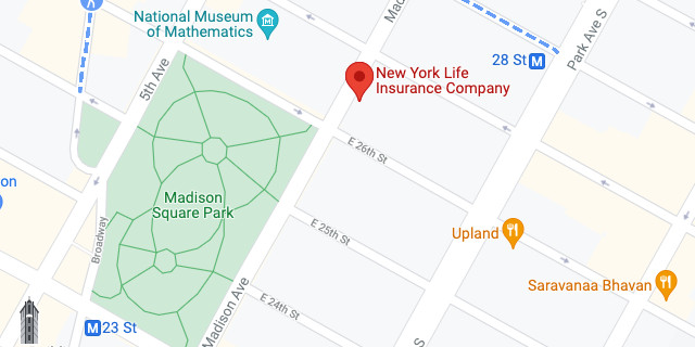 New York Life Insurance on Google Map