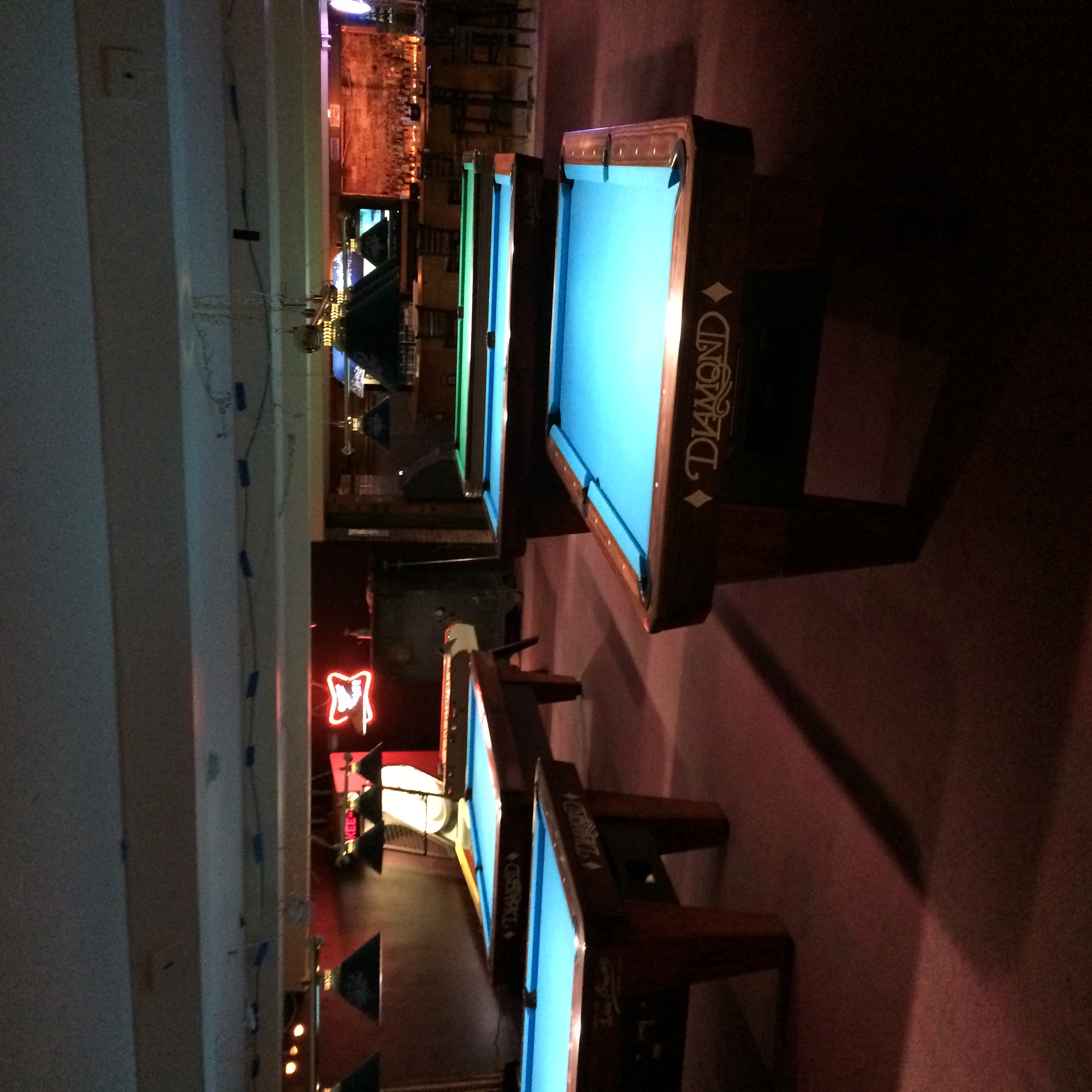 Orton Pool Room Diamond Tables