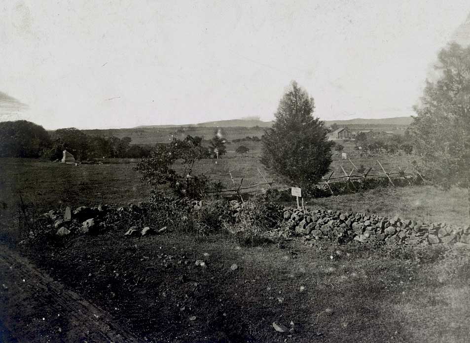 Scene of Picketts Charge in 1900
