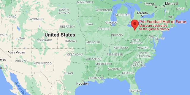 Pro Football Hall of Fame on Google Maps Pro Football Hall of Fame on Google Maps