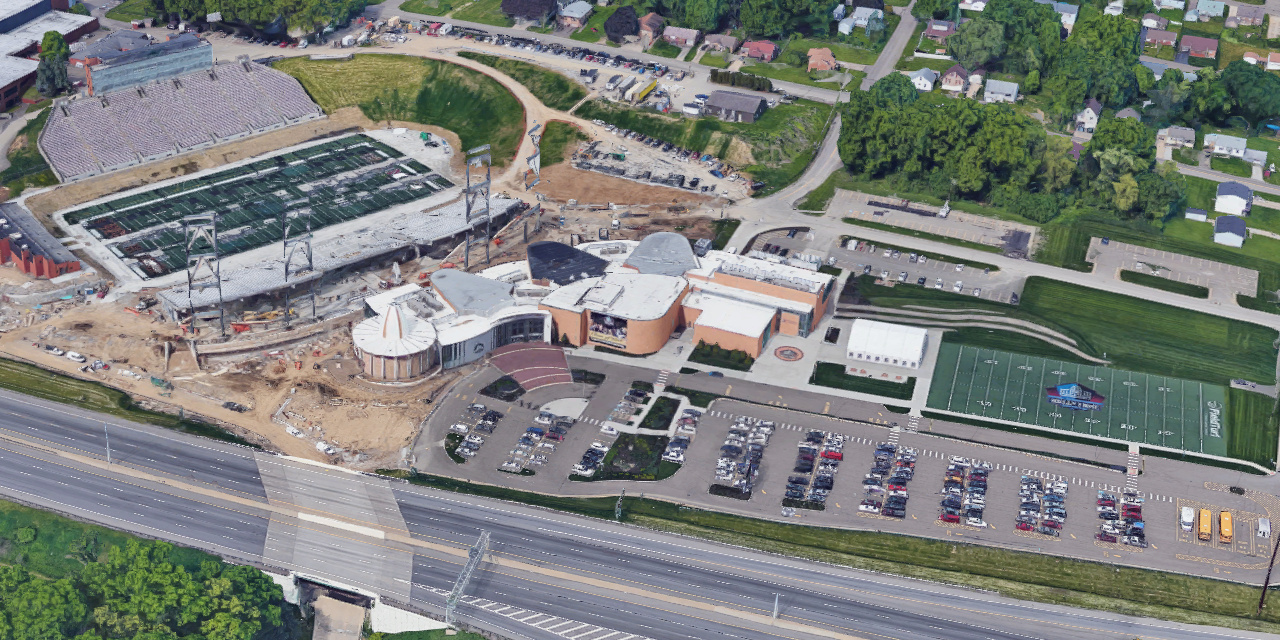 Pro Football Hall of Fame on Google Satellite Pro Football Hall of Fame on Google Satellite