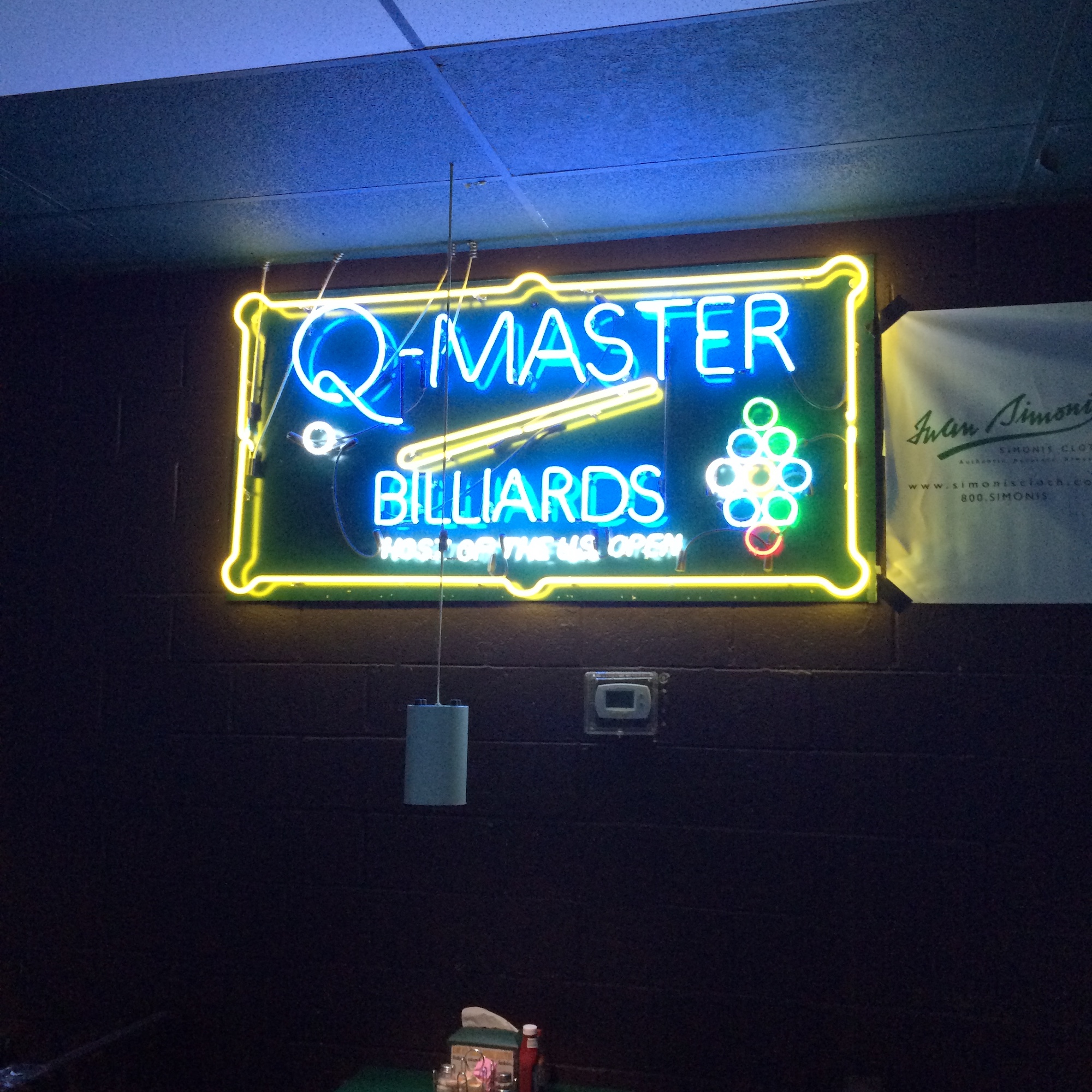 Q Master Billiards Host of the US Open