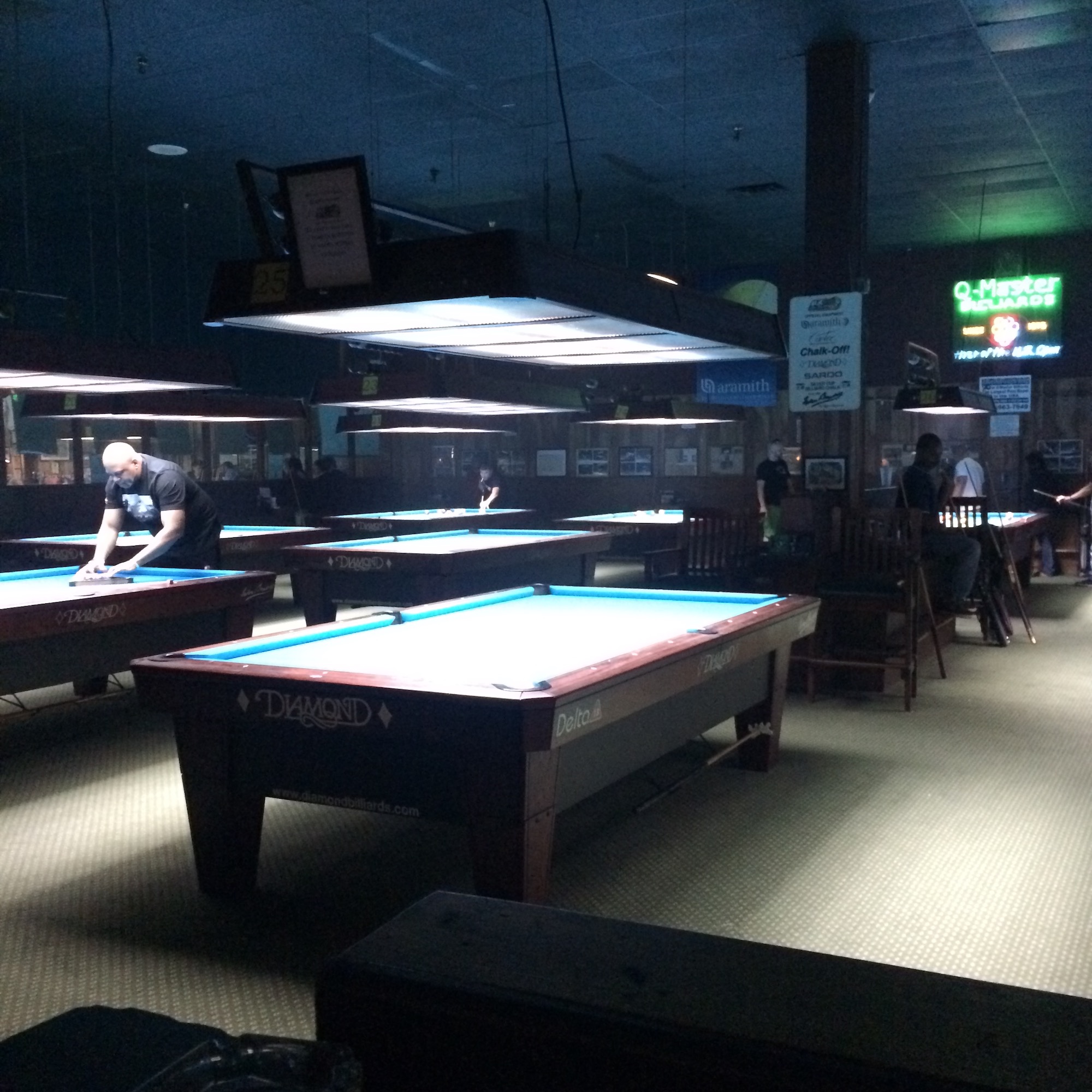 Q Master Billiards Diamond Tables Inside