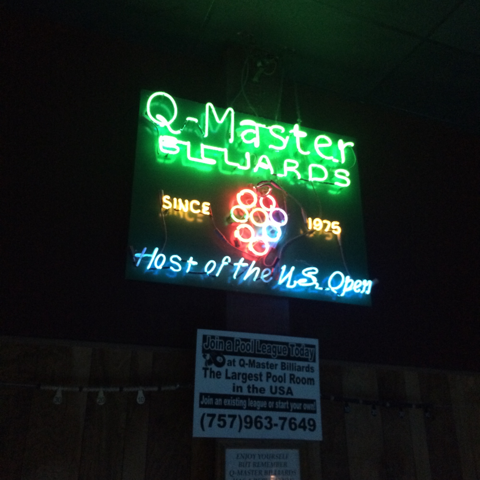 Q Master Billiards Since 1975