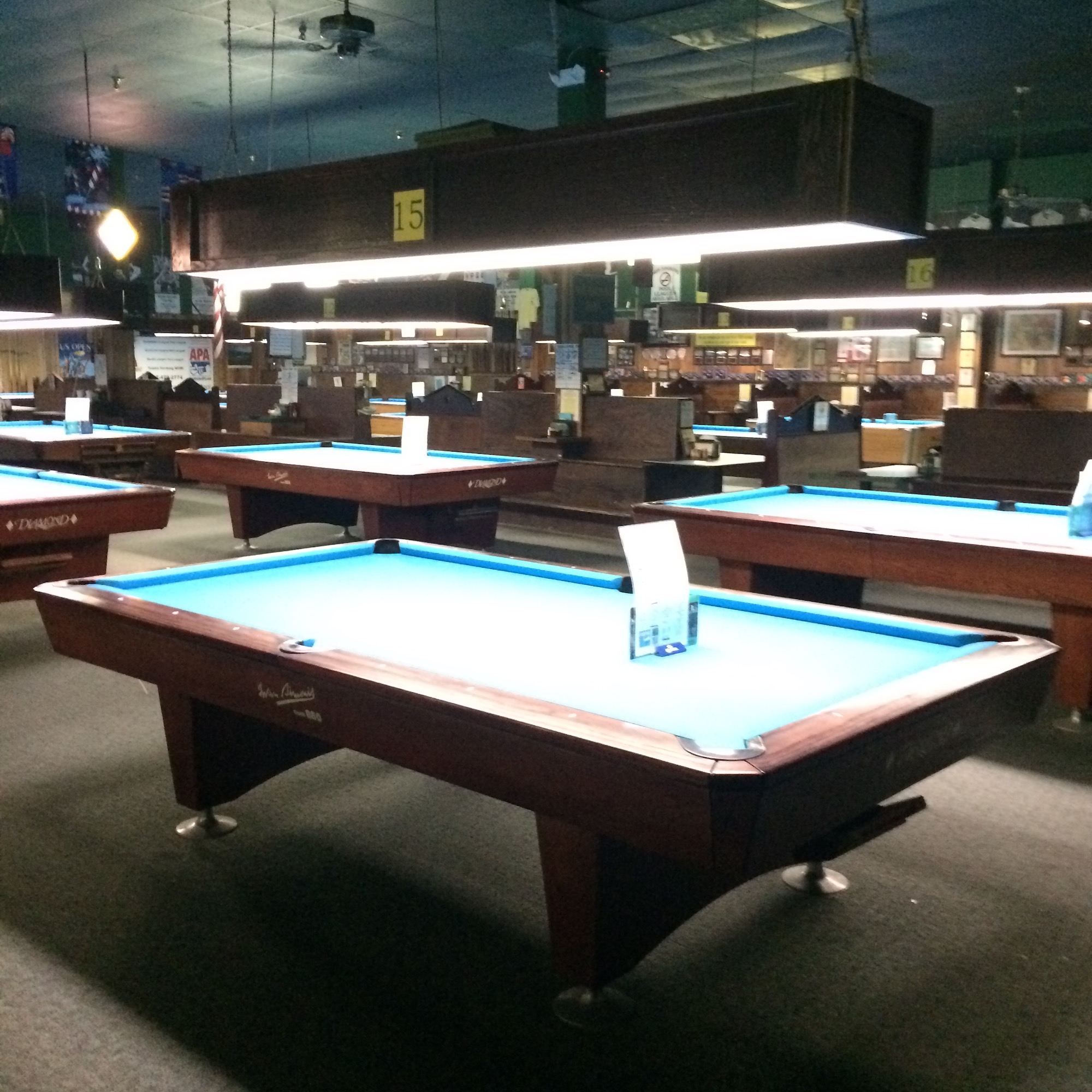 Q Master Billiards 9 Foot Diamonds