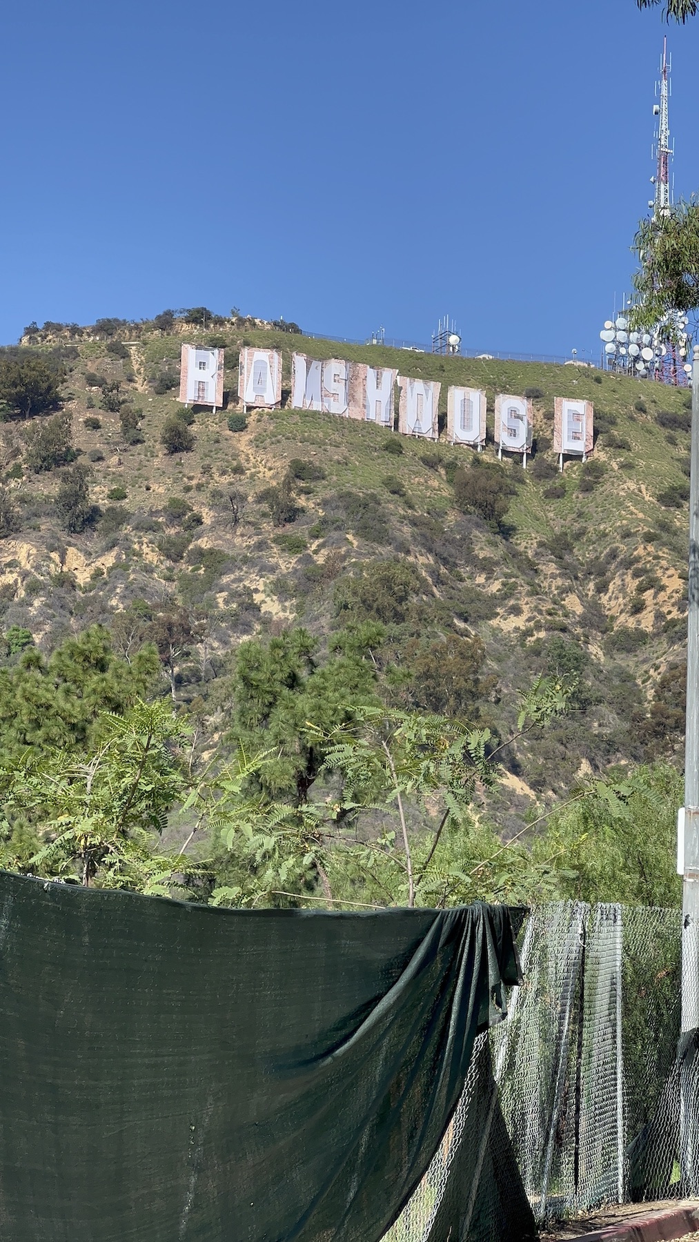 Ramshouse Hollywood Sign a little closer