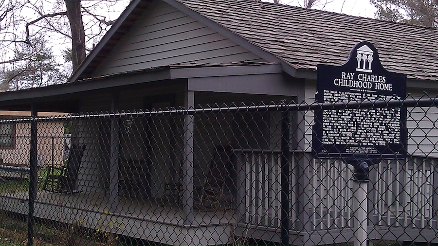 Ray Charles Childhood Home Marker