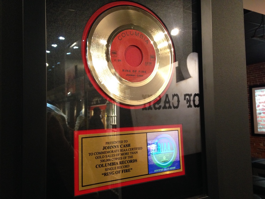 Ring of Fire Gold Record