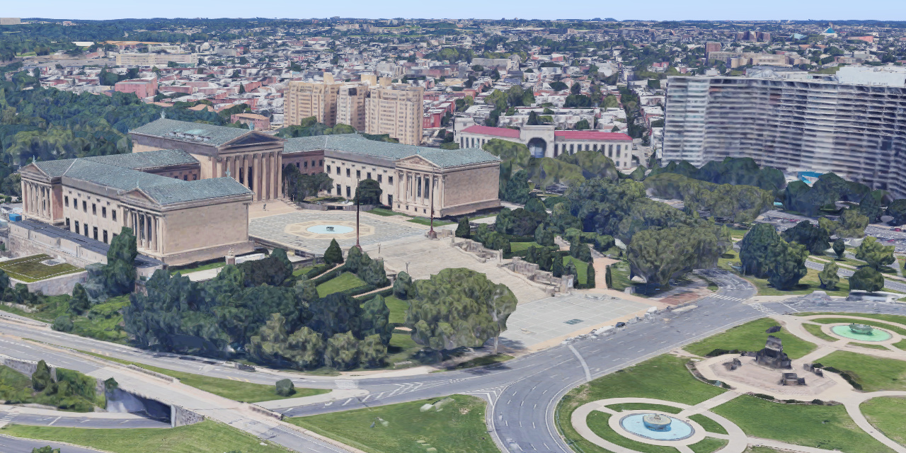 The Rocky Steps on Google Satellite The Rocky Steps on Google Satellite