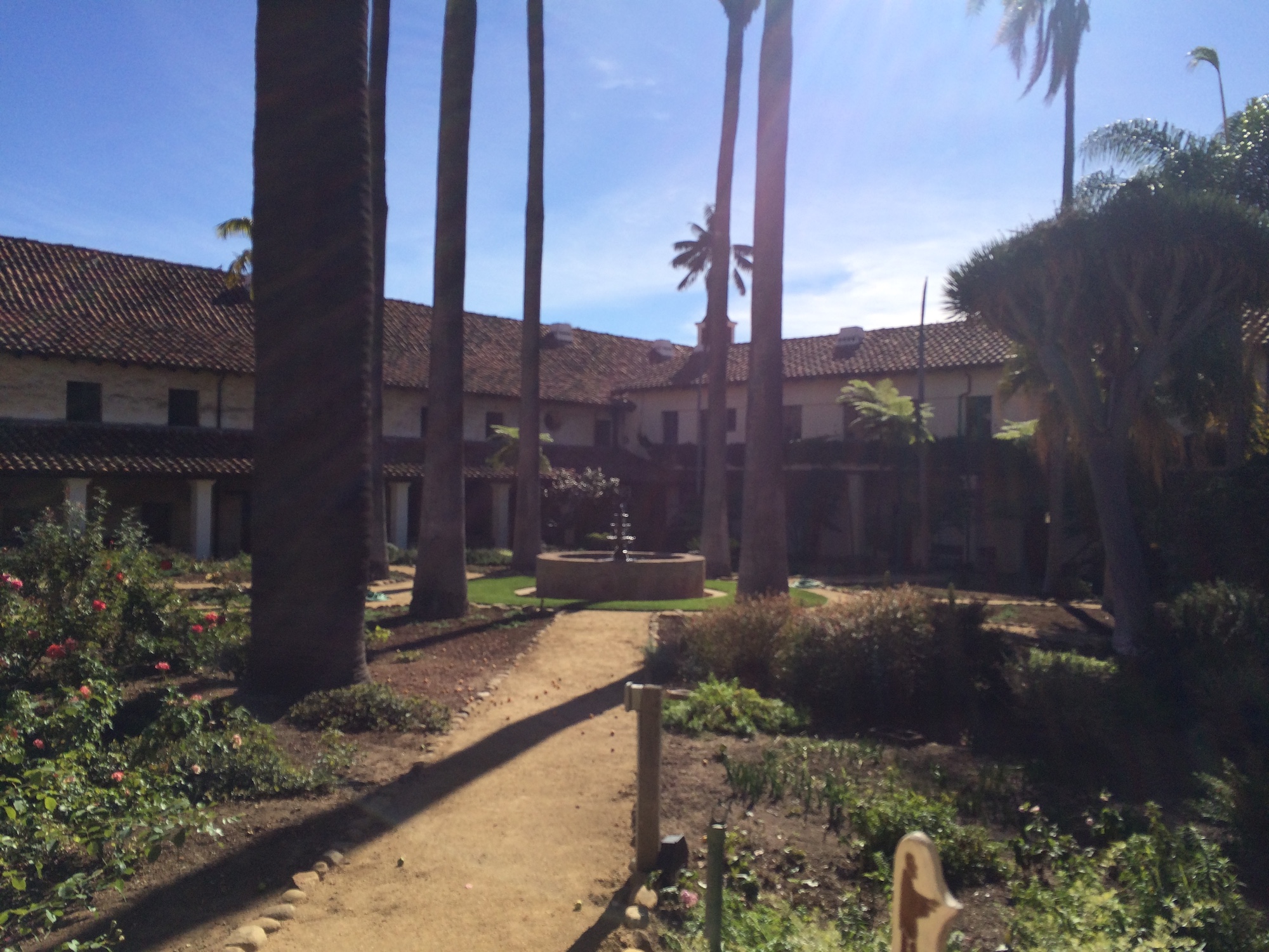 Santa Barbara Mission Inner Court