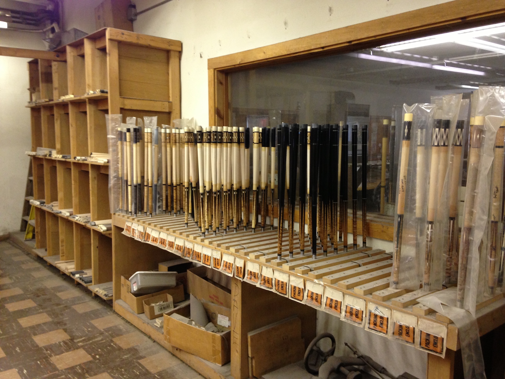 Schon Factory Pool Cues Schon Factory Pool Cues