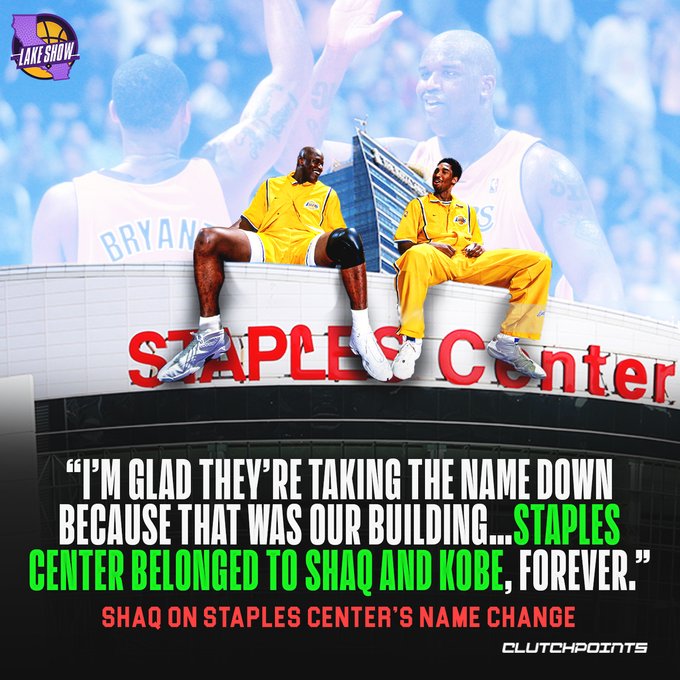 Staples Center Belonged to Shaq and Kobe