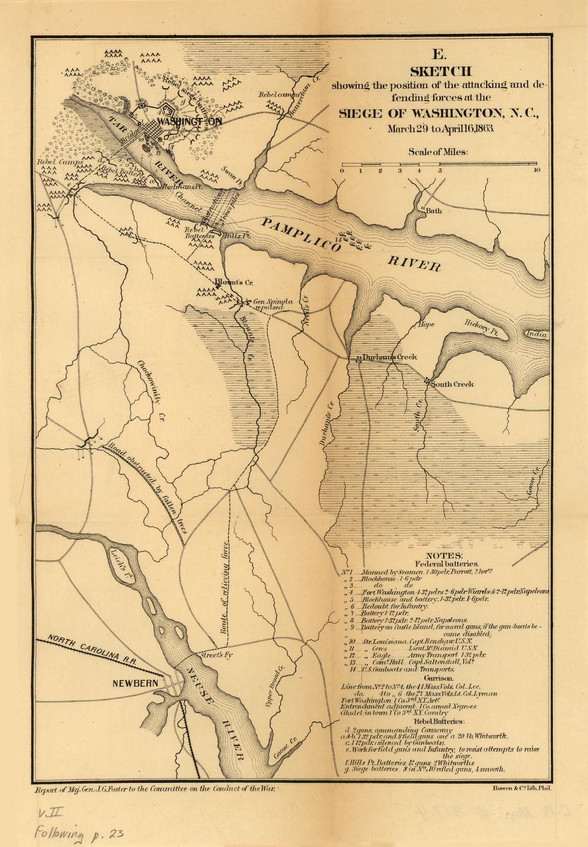 Siege of Washington Map