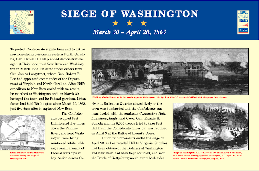 Siege of Washington Plaque