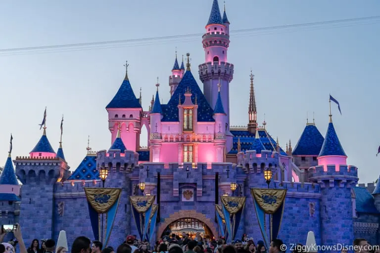 Sleeping Beauty Castle at Night Sleeping Beauty Castle at Night