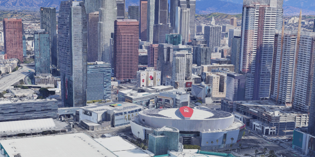 Staples Center on Google Map