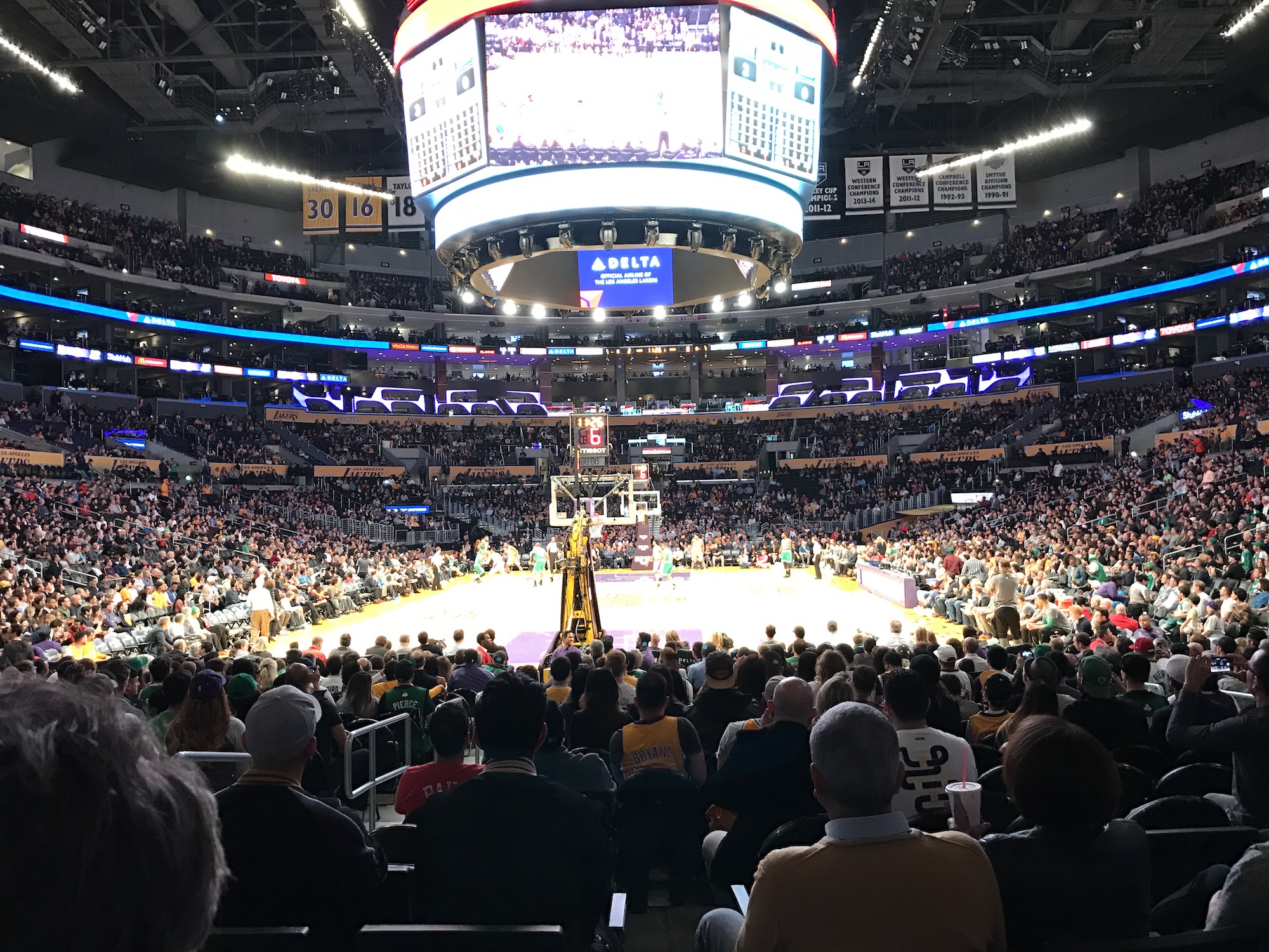 Lakers Game at Staple Center