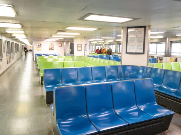 Inside Staton Island Ferry