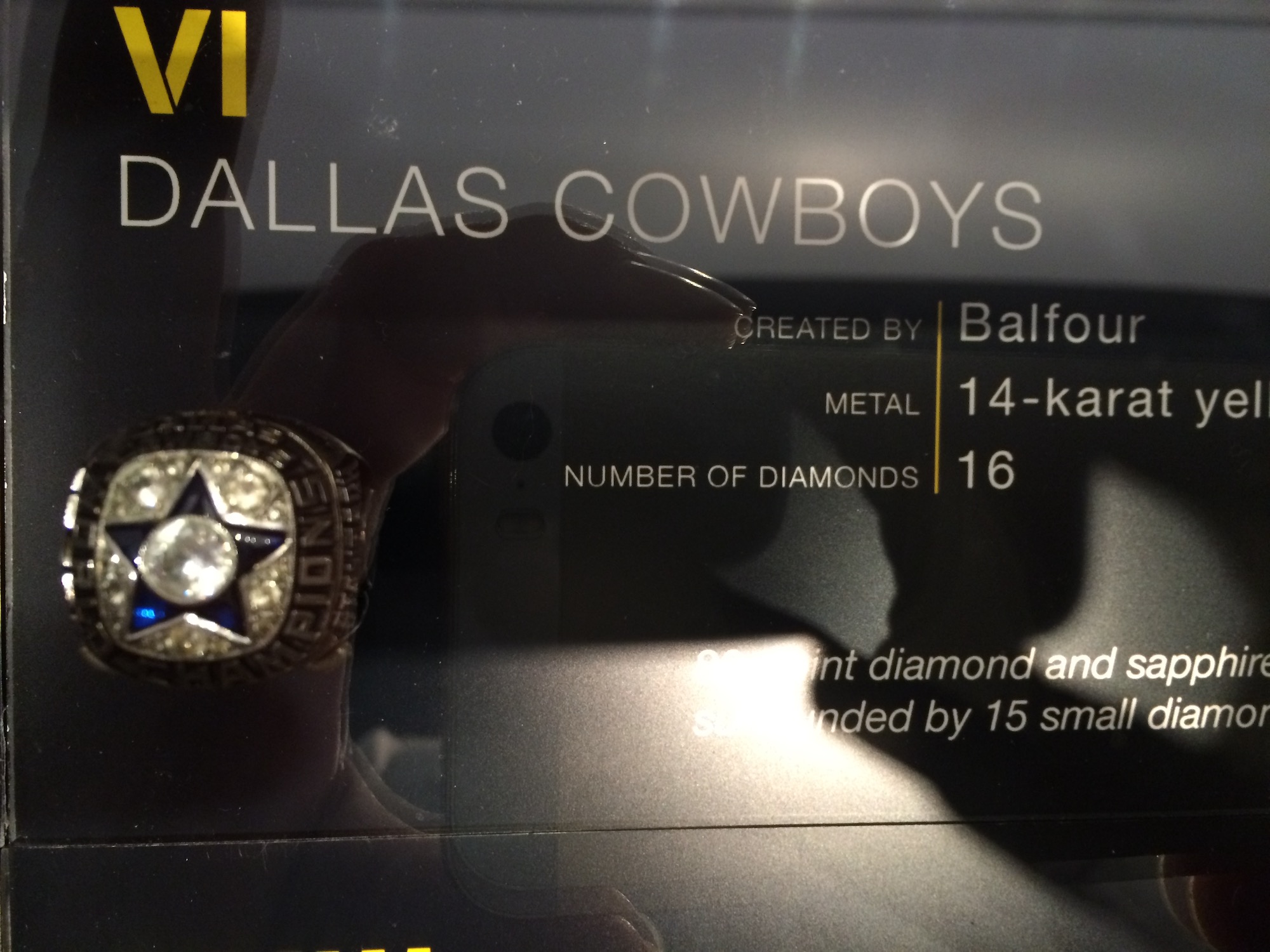 Super Bowl VI Ring Dallas Cowboys