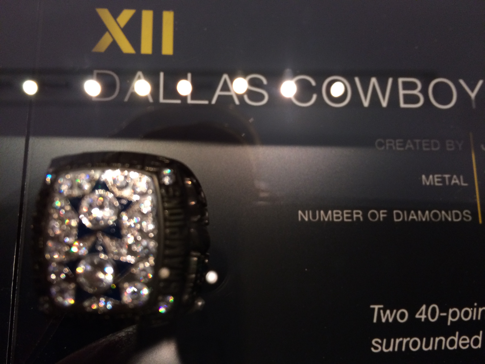Super Bowl XII Ring Dallas Cowboys