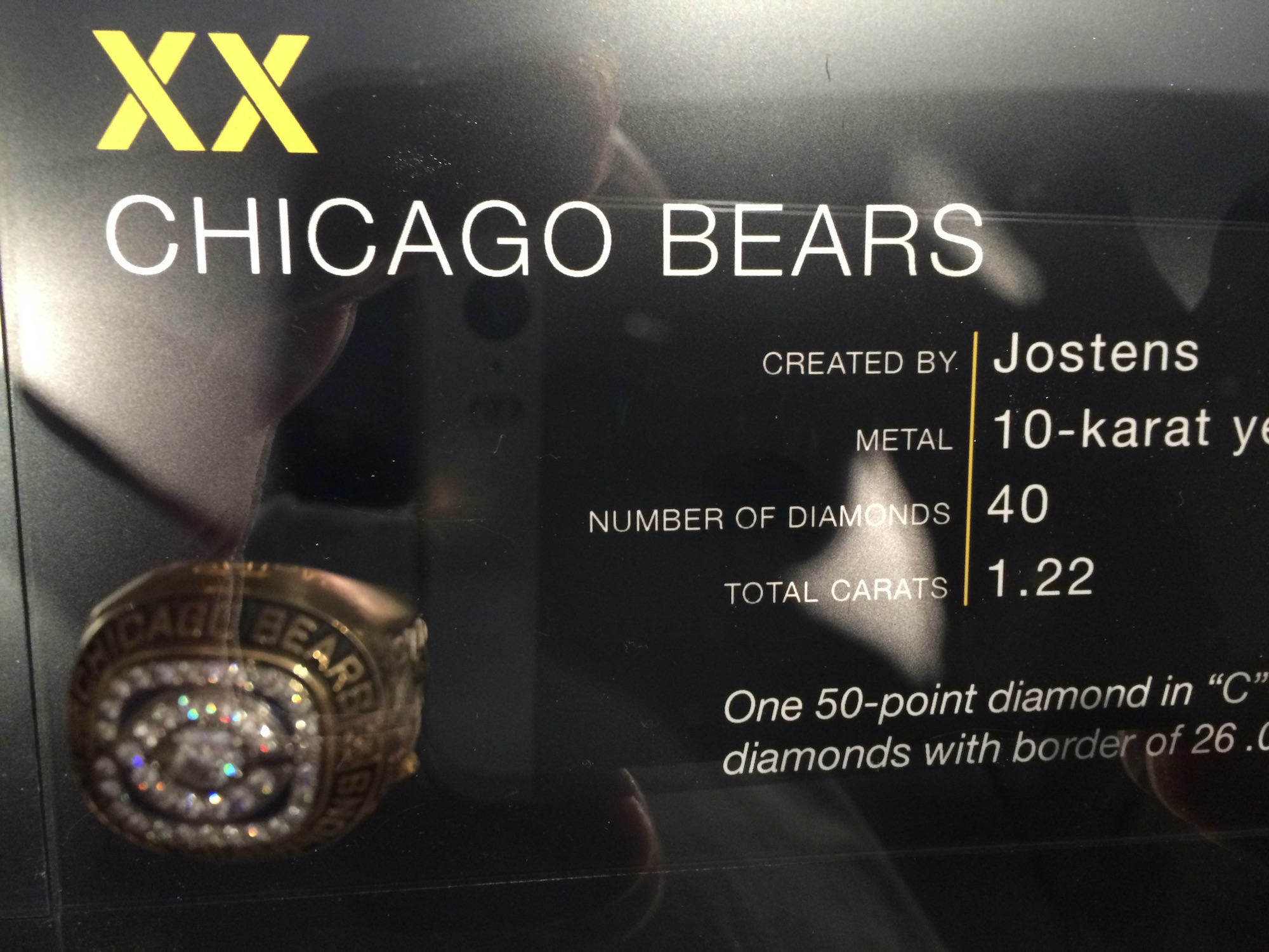 Super Bowl XX Ring Chicago Bears