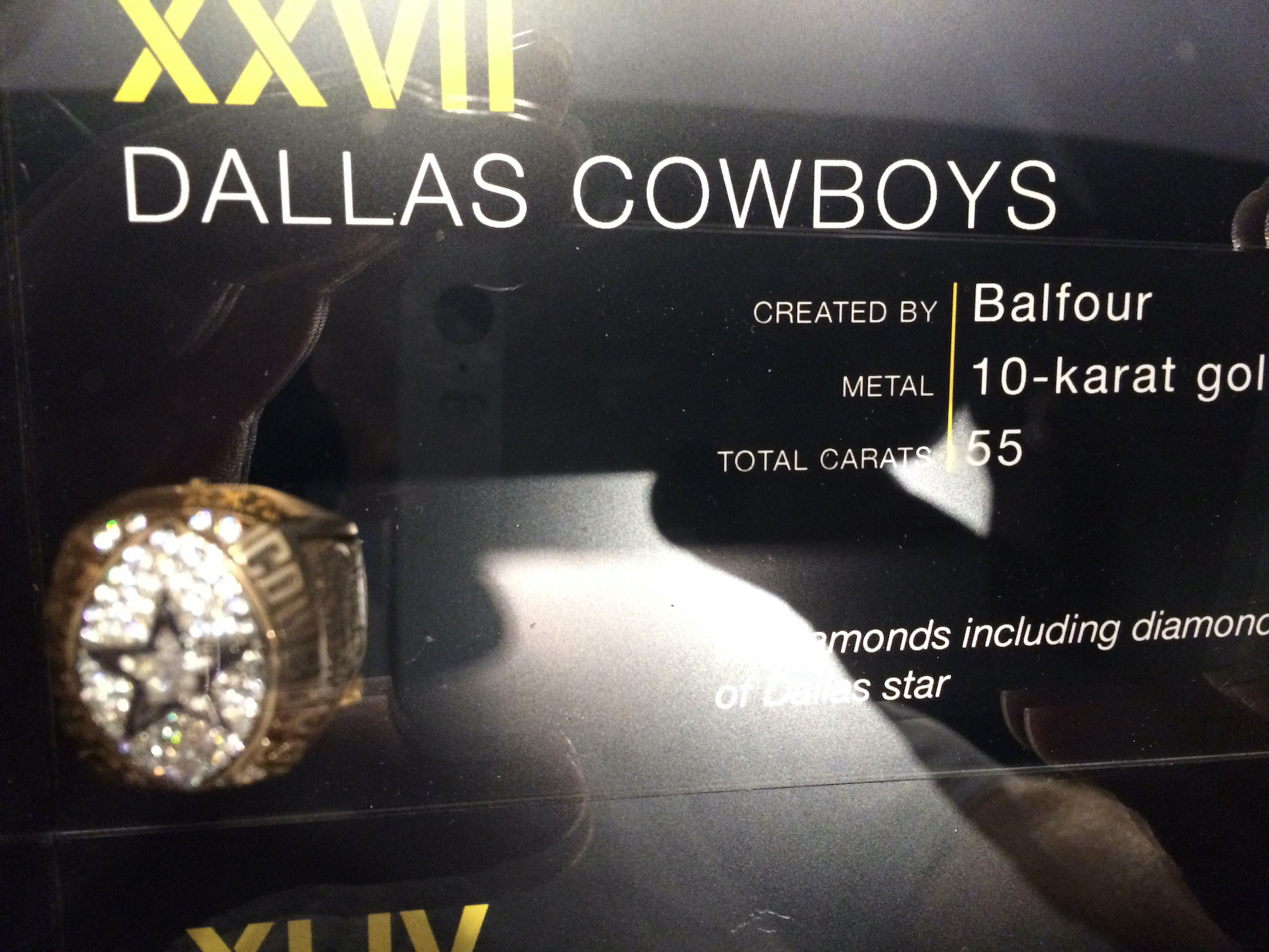 Super Bowl XXVII Ring Dallas Cowboys