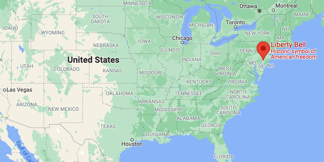 The Liberty Bell on Google Maps The Liberty Bell on Google Maps