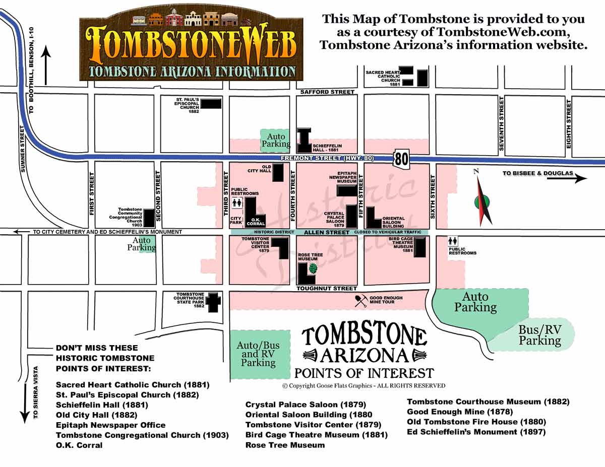 Tombstone Map