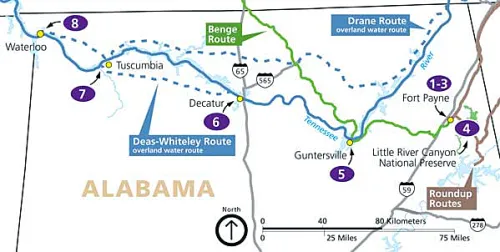 Trail of Tears Map