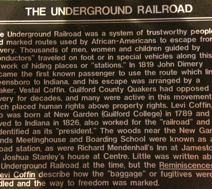 The Underground Railroad