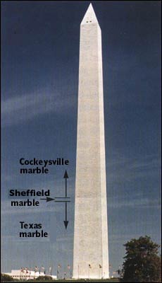 Washington Monument Marble