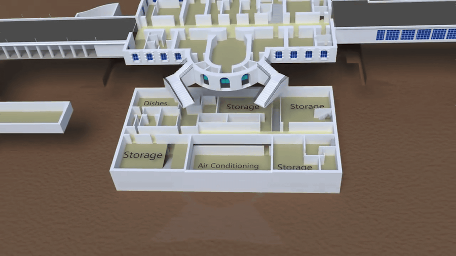 White House Basement Mezzanine Floor