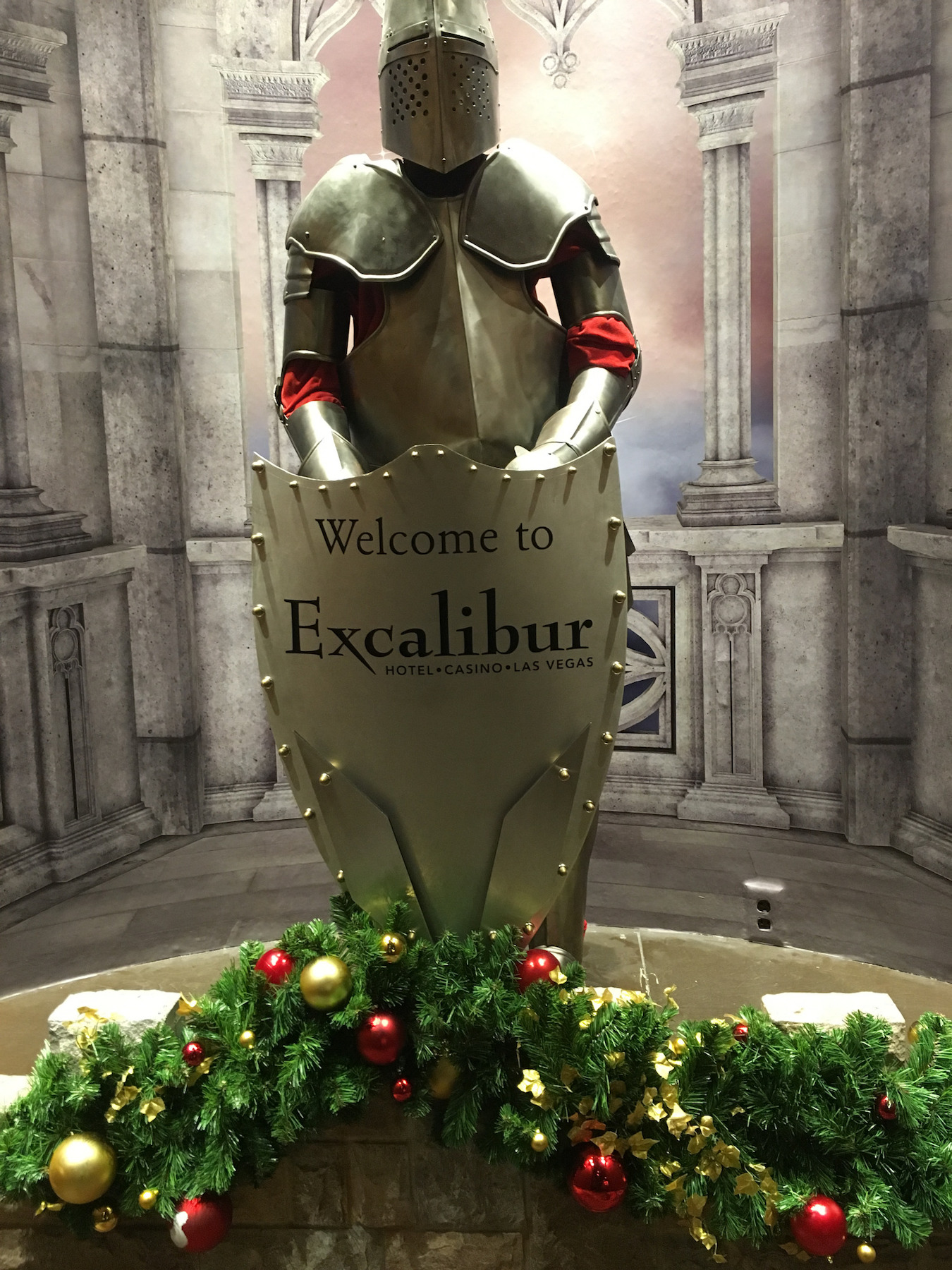 Wreath at Excalibur