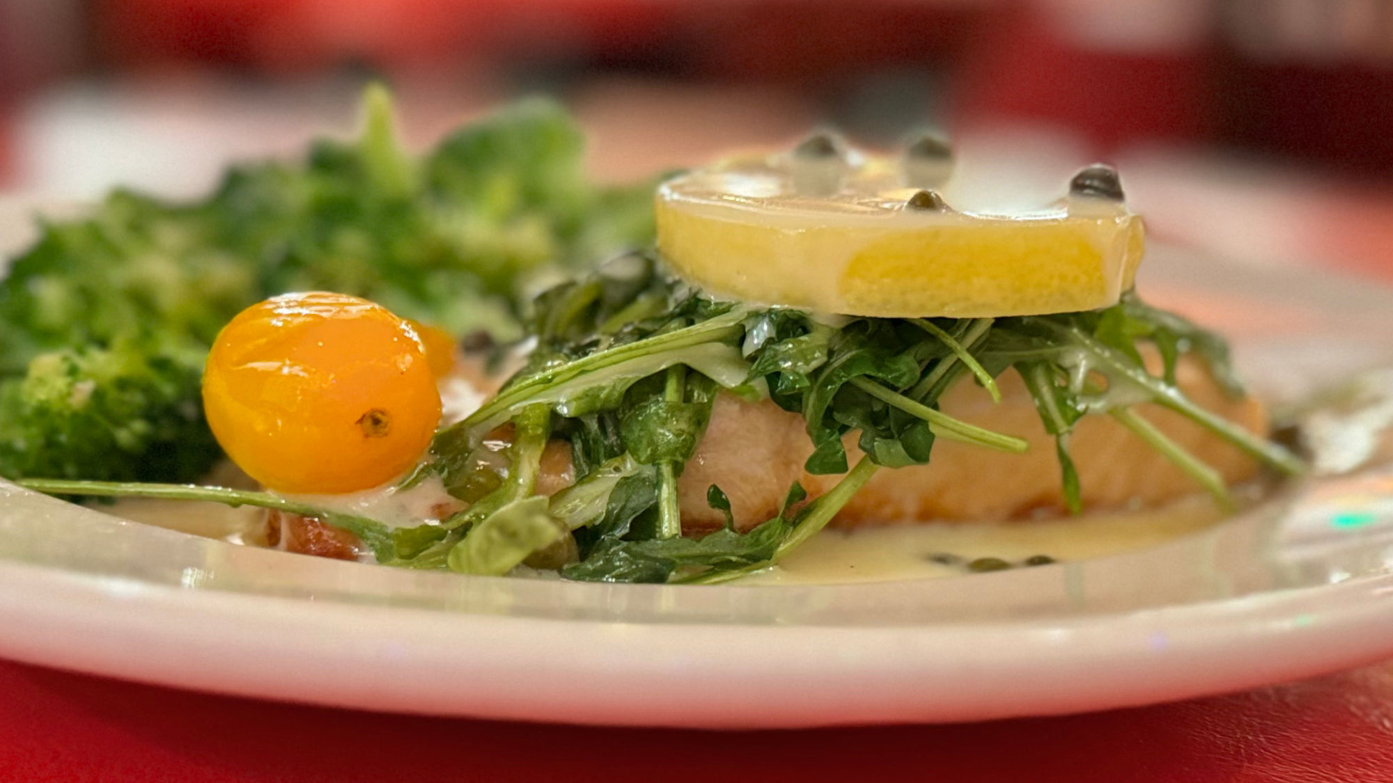 Buca di Beppo Salmon Sorrento Lemon