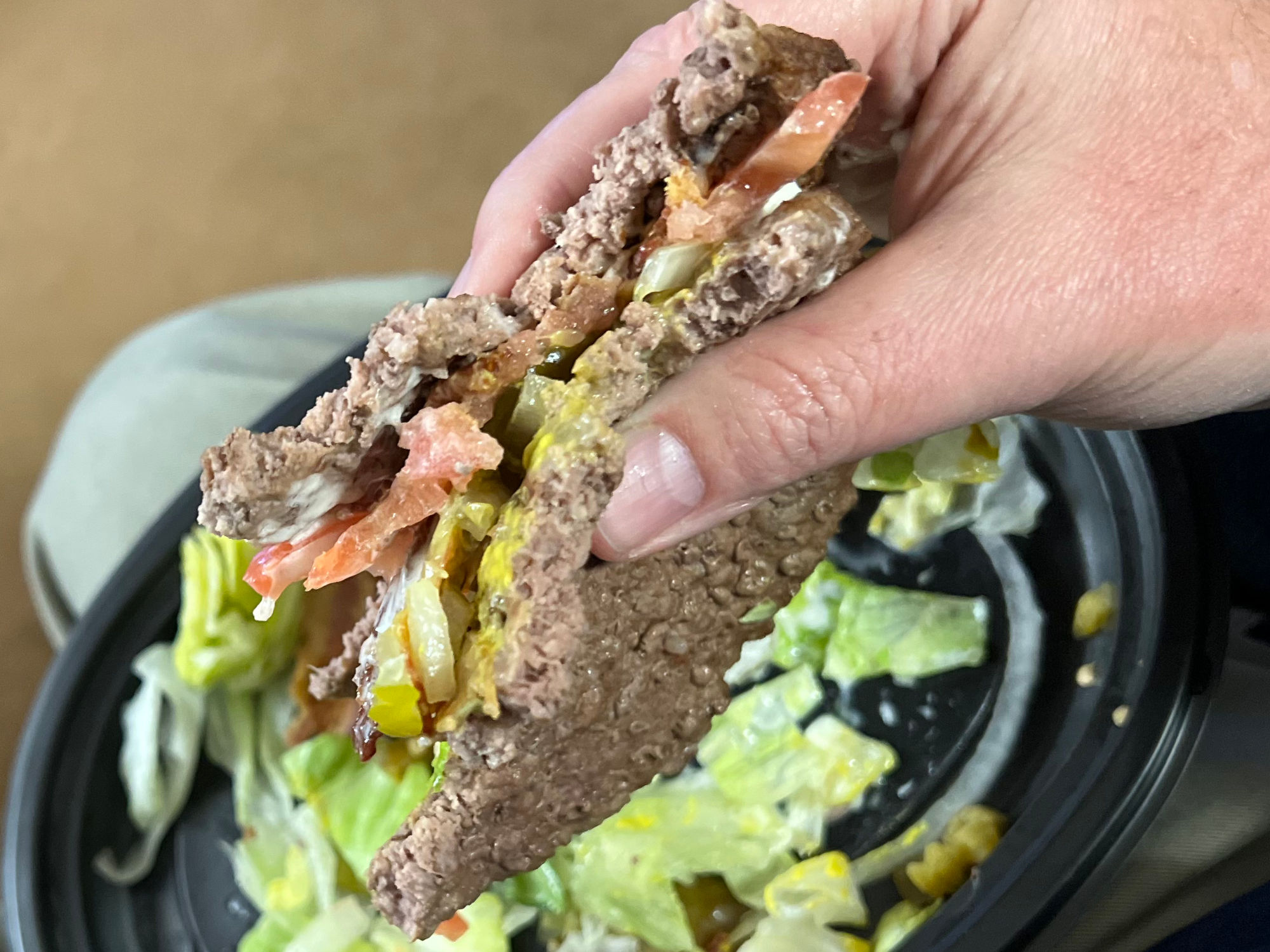Bite Burger King Keto Bite