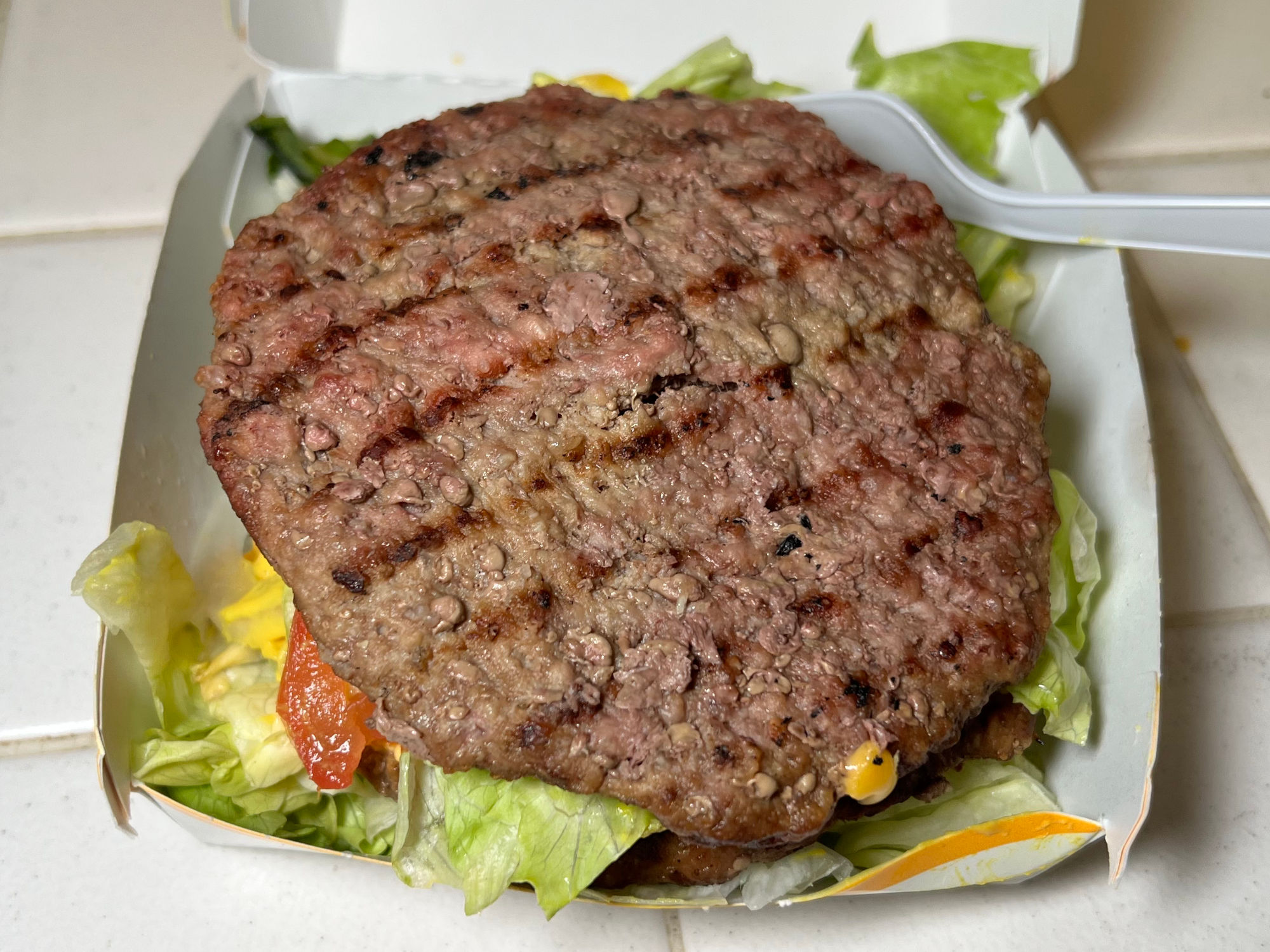 Flip Over Patty Burger King Keto Flip Over Patty
