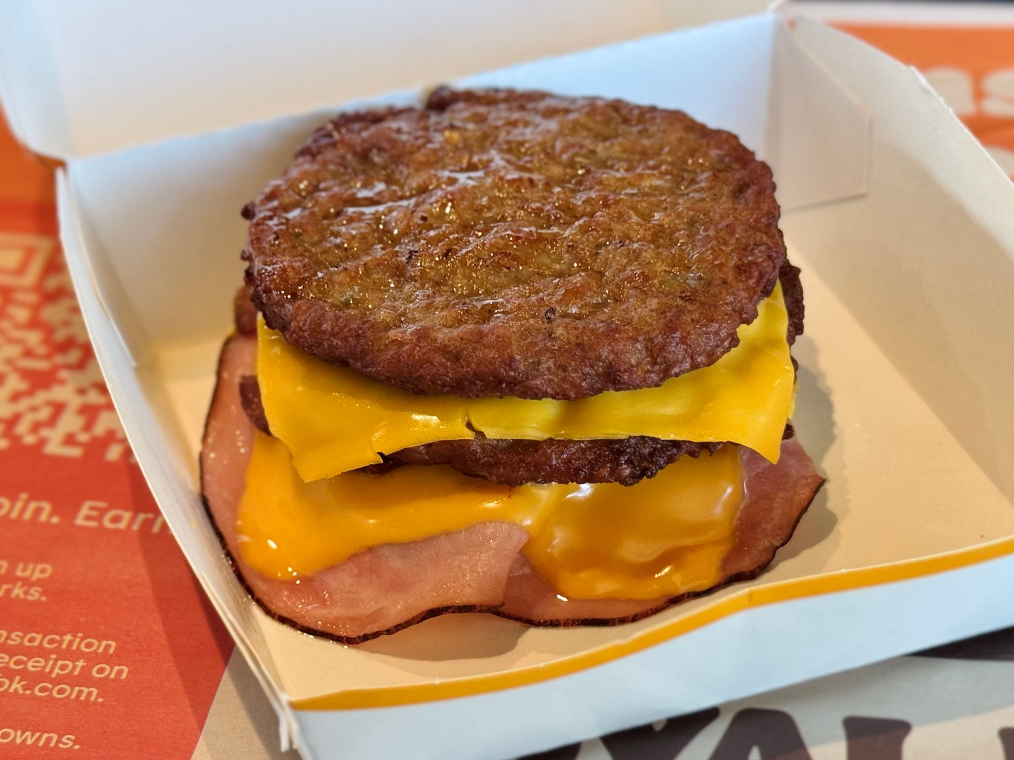 Low Carb Fully Loaded Croissan'wich Burger King Low Carb Fully Loaded Croissan'wich