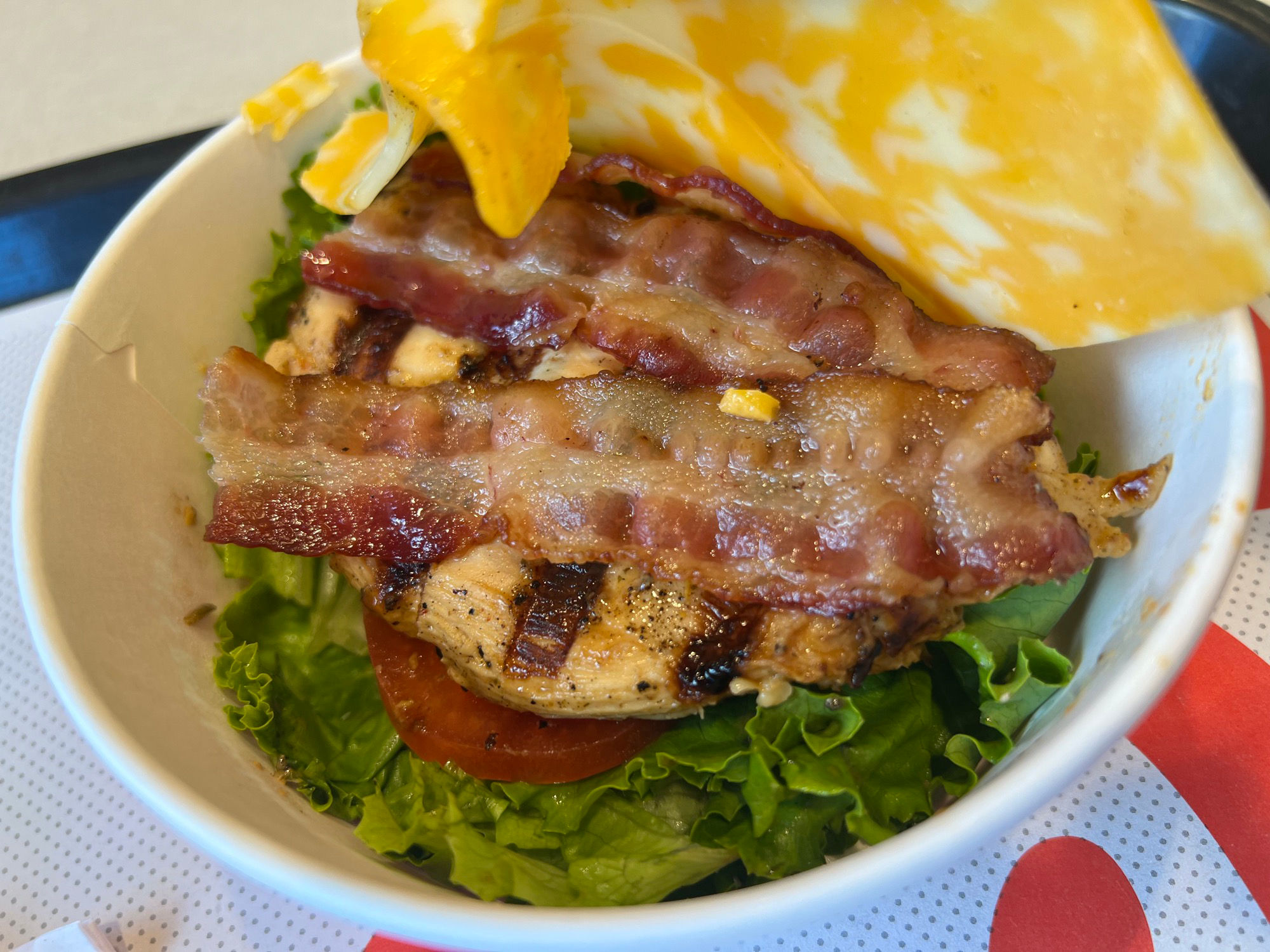 Grilled Chicken Club Chick-fil-A Keto Grilled Chicken Club