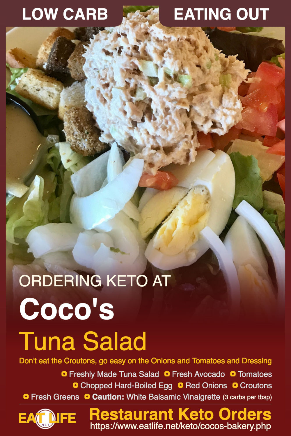 Cocos Bakery Keto Tuna Salad
