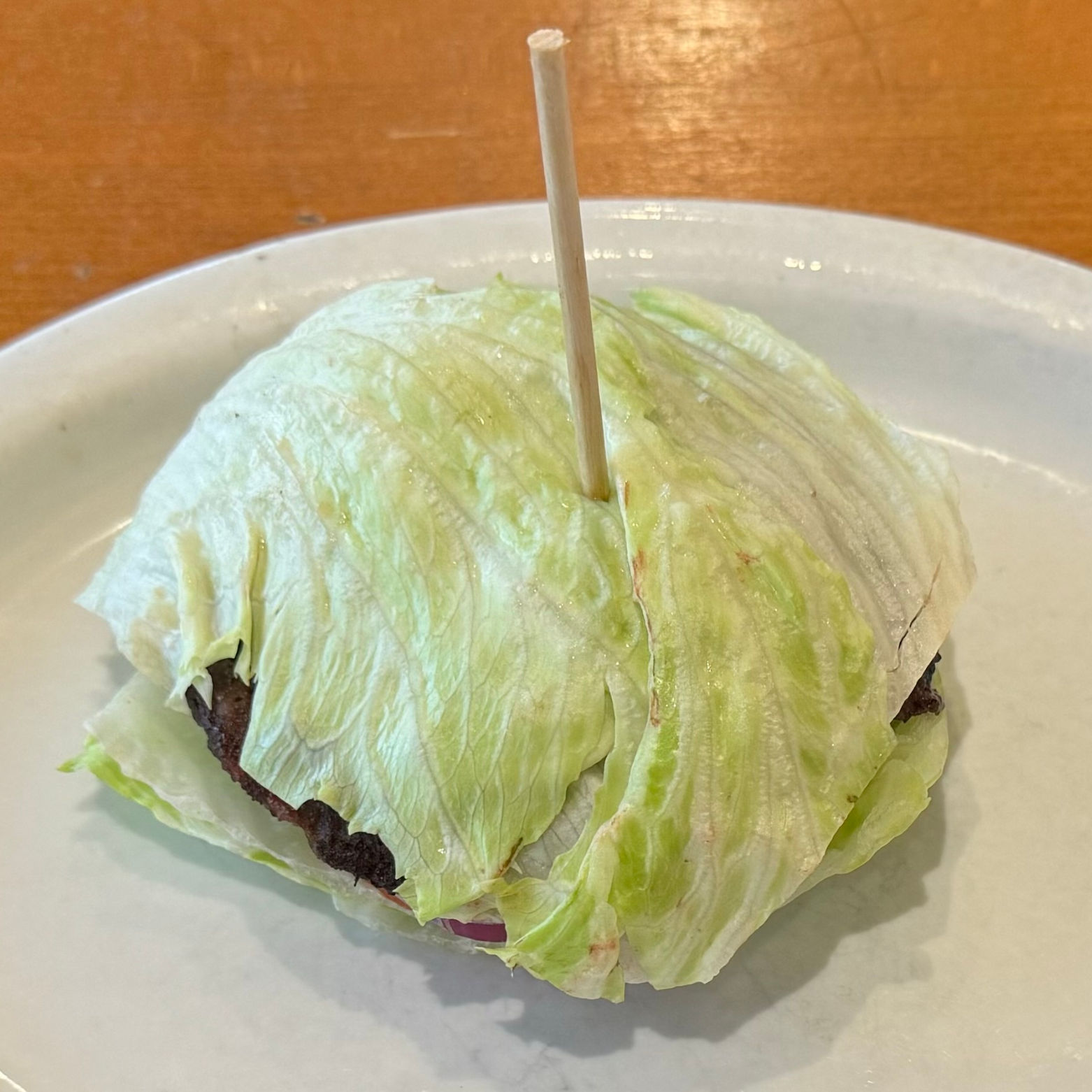 Lettuce Wrapped Original Burger Coco's Bakery Restaurant Lettuce Wrapped Original Burger