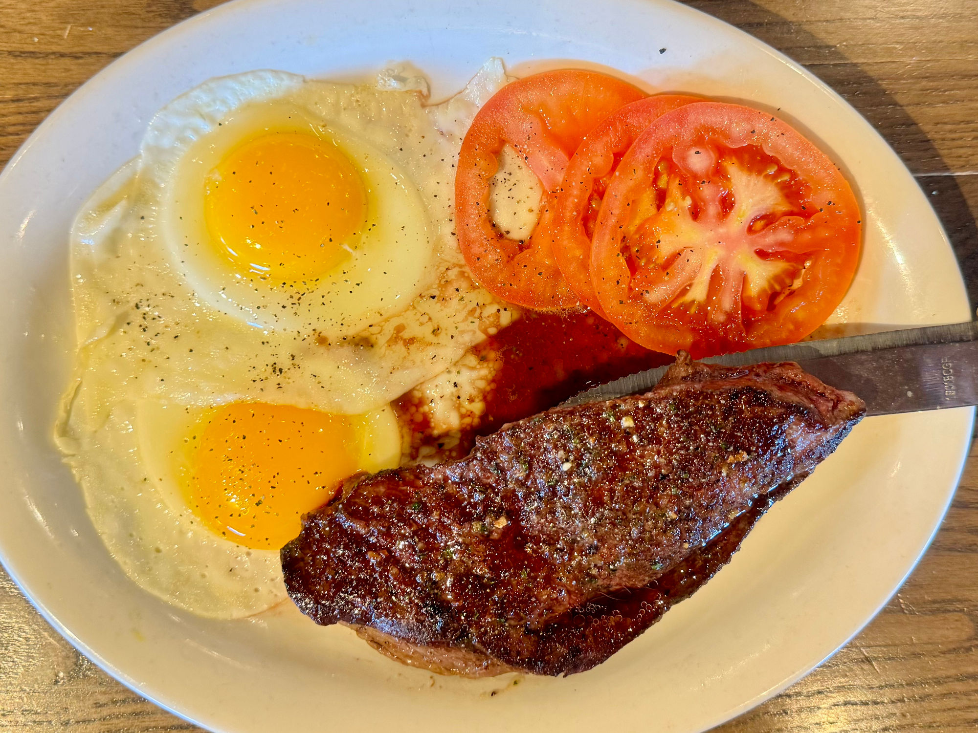 New York Strip Steak n' Eggs Cracker Barrel New York Strip Steak n' Eggs