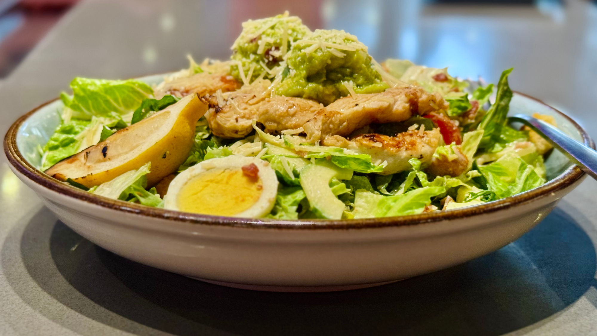 Cali Caesar Salad Bowl Dave and Buster's Cali Caesar Salad Bowl